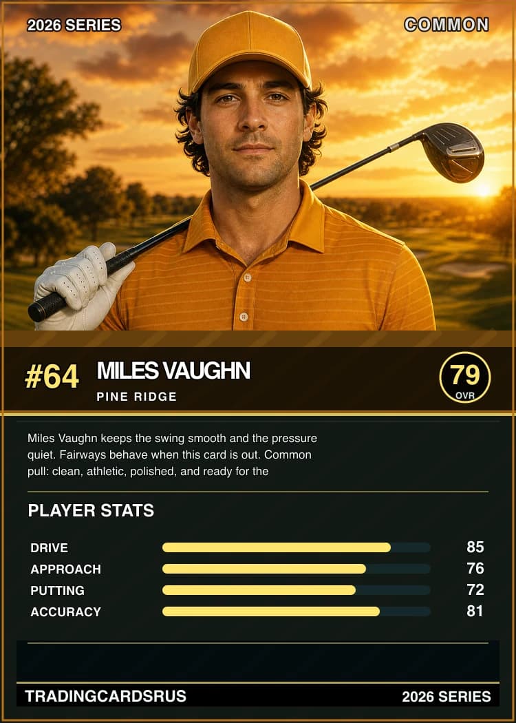 Example custom trading card back
