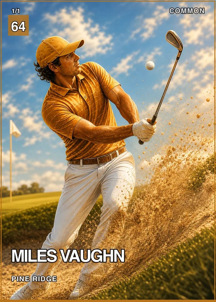 Example custom trading card front