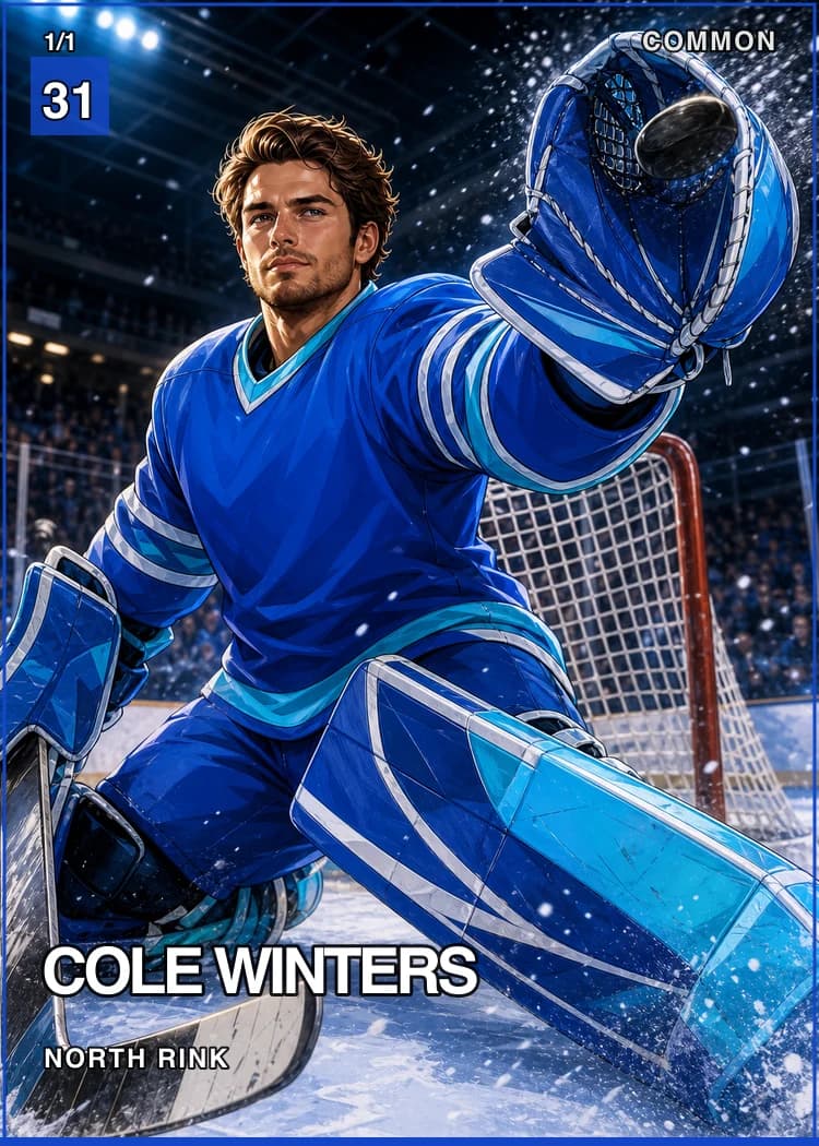 Example custom trading card front