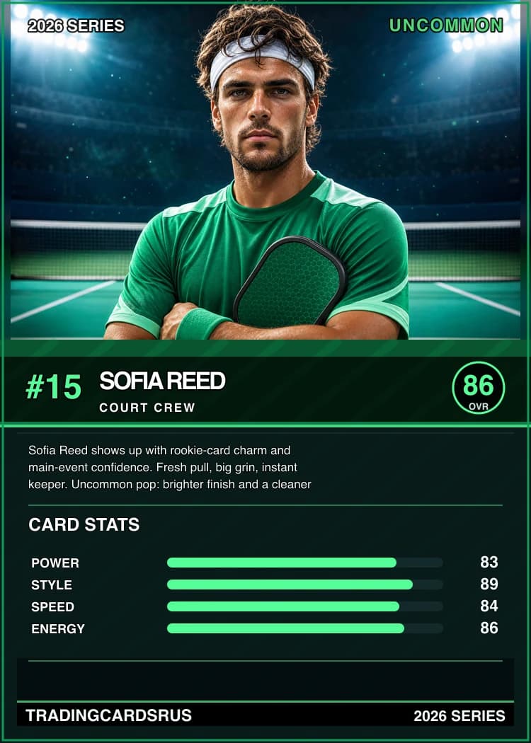 Example custom trading card back