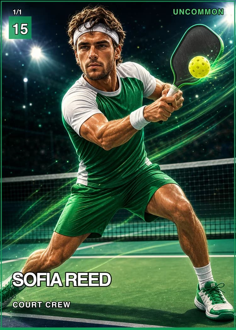 Example custom trading card front